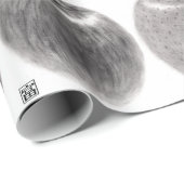 3個のりんご　横 ラッピングペーパー (ロールコーナー)