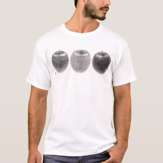 3個のりんご 横 Tシャツ