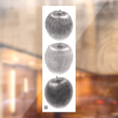 3個のりんご　縦 ウィンドウサイン (シート2)