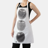 3個のりんご　縦 エプロン (インサイチュ)