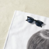 3個のりんご　縦 ビーチタオル (インサイチュ)