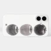 3個のりんご 縦 Case-Mate iPhoneケース (裏面 (横))