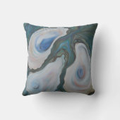 "3個のカキ" - 20"を正方形置いて下さい クッション (裏面)