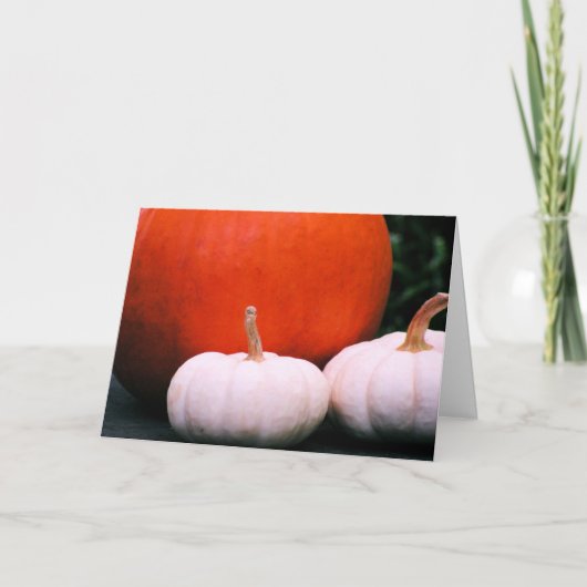 3個のカボチャ カード (正面)