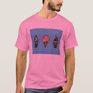 "3個のスコップ" Tシャツ