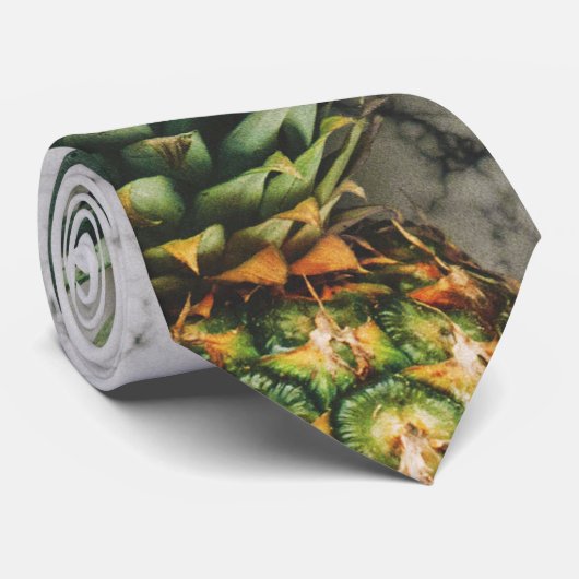 3個のパイナップル ネクタイ (ロール)