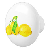 3個のレモン セラミックノブ (右)