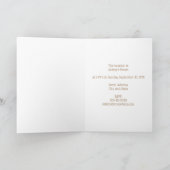 3個の卵の巣のベビーシャワーカード招待状 招待状 (内部)