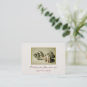 3個の海の貝 名刺 (スタンド正面)