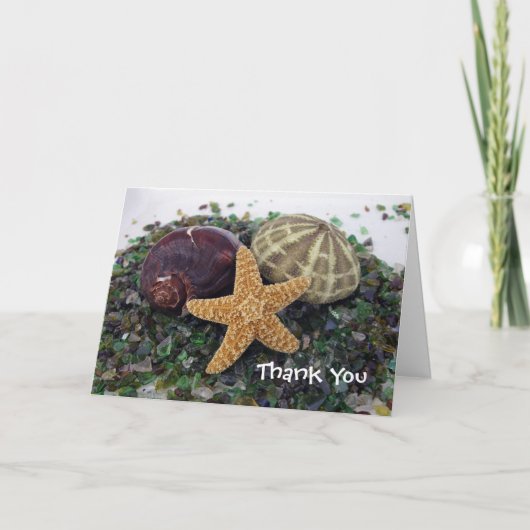 3個の貝、ありがとう サンキューカード (正面)