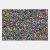 3個セット ラッピングペーパーシート (正面3)