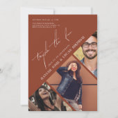 3倍のおもしろい | 三モダン人誕生日 招待状 (正面)