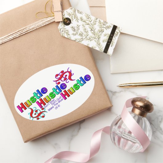 3倍の時間 楕円形シール (ギフト)