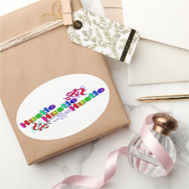 3倍の時間 楕円形シール