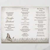 3倍ヴィンエレガントテージ結婚式プログラム (正面)