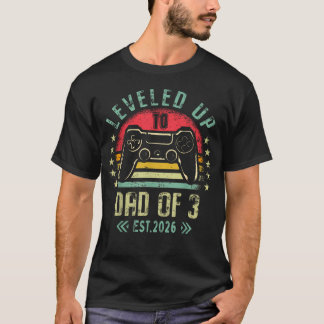 3児のパパに昇格 2026 Tシャツ