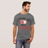 3児のママの引用フレンド Tシャツ (正面フル)