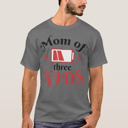 3児のママの引用フレンド Tシャツ (正面)