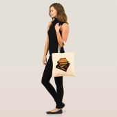 3冊の古書が重ね合わされた トートバッグ