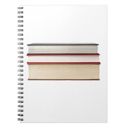 3冊の本の前小口 ノートブック (正面)