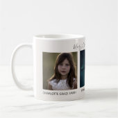 3写真おばあちゃんの孫素晴らしの名前Mug コーヒーマグカップ (左)