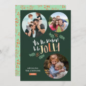 3写真のすてきクリスマスになる季節 シーズンカード (正面/裏面)