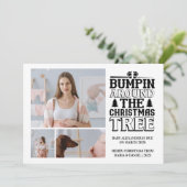 3写真クリスマスツリー妊娠のお知らせ シーズンカード (スタンド正面)