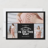 3写真クリスマス妊娠告知 シーズンカード (正面)