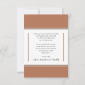 3写真テラコッタベビーシャワー |誕生アナウンス サンキューカード (裏面)