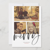 3写真メリー休日の挨拶 シーズンカード (正面)