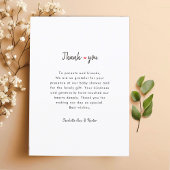 3写真モダンコラージュ赤ちゃんシャワーありがとう サンキューカード