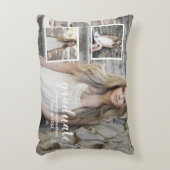 3写真モダン卒業発表 アクセントクッション (正面(垂直))