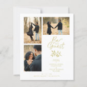 3写真予算金ゴールド効ファンシー果結婚ブランチ (正面)