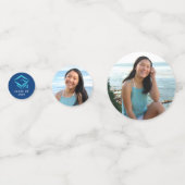 3写真卒業ターコイズグリッターScript Navy コンフェッティ (裏面)