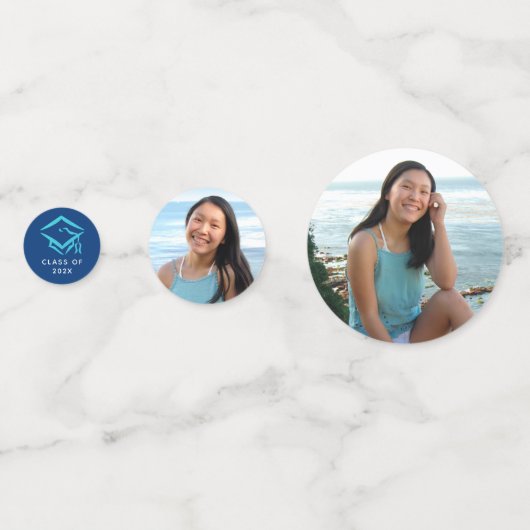 3写真卒業ターコイズグリッターScript Navy コンフェッティ (裏面)