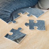 3写真家族コラージュ母の子守ママの日j ジグソーパズル (側面)