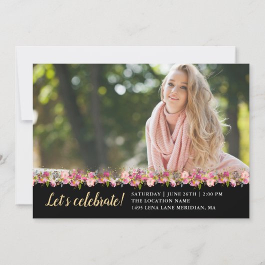 3写真法学校卒業フローラ発表 招待状 (裏面)