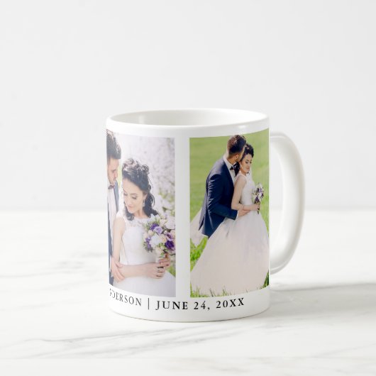 3写真花嫁と花婿のミセス結婚ズ コーヒーマグカップ (正面右)