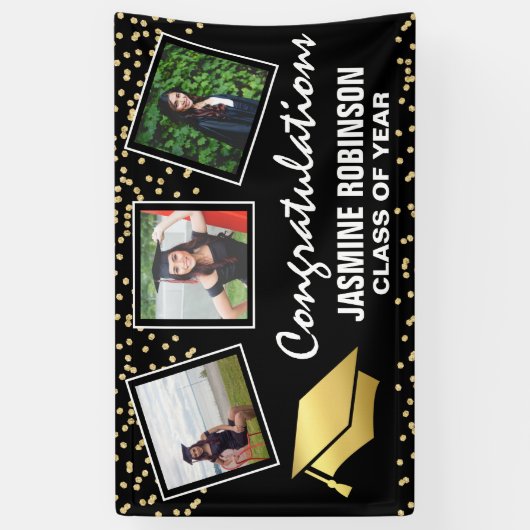 3写真金ゴールド大学院卒業2025 横断幕 (縦)