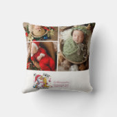 3写真1ベビークリスマスピンク金ゴールドユニコーン クッション (裏面)