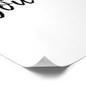 3写真1周年記念結婚コラージュ引用文 ポスター (角)