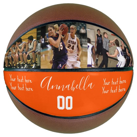 3写真2カスタム人のメッセージ名とプレイヤー番号 バスケットボール (正面)