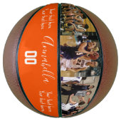 3写真2カスタム人のメッセージ名とプレイヤー番号 バスケットボール (縦)