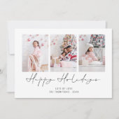 3写真2026カレンダークリスマスハッピーホリデー シーズンカード (正面)