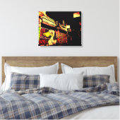 3分の4時 キャンバスプリント (インサイチュ (寝室))