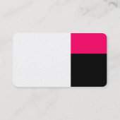 3分 – 白、ネオン赤、黒(金ゴールド) 名刺 (裏面)