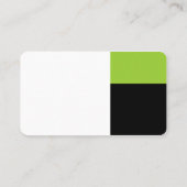 3分 – 白、火星の緑と黒 名刺 (裏面)