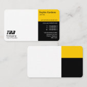 3分 – 白、琥珀、黒（卵殻） 名刺 (正面/裏面)