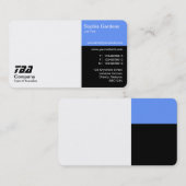 3分 – 白、赤ちゃん青、黒 名刺 (正面/裏面)