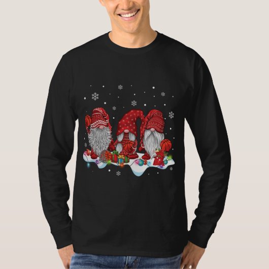 3北欧格言ウィンタークリスマスバスケットボールロー Tシャツ (正面)
